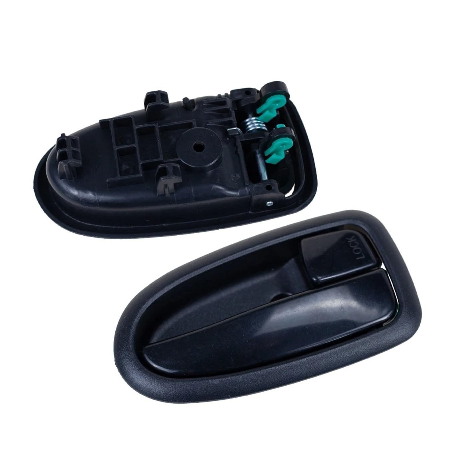 Wjwftcmk 1 Pcs Black Right Car Inner Door Handle Left Right 82610-17000 82620-17000 For Hyundai For Matrix For Lavita 2001-2010 Left Handle(1 Pcs Black Right)