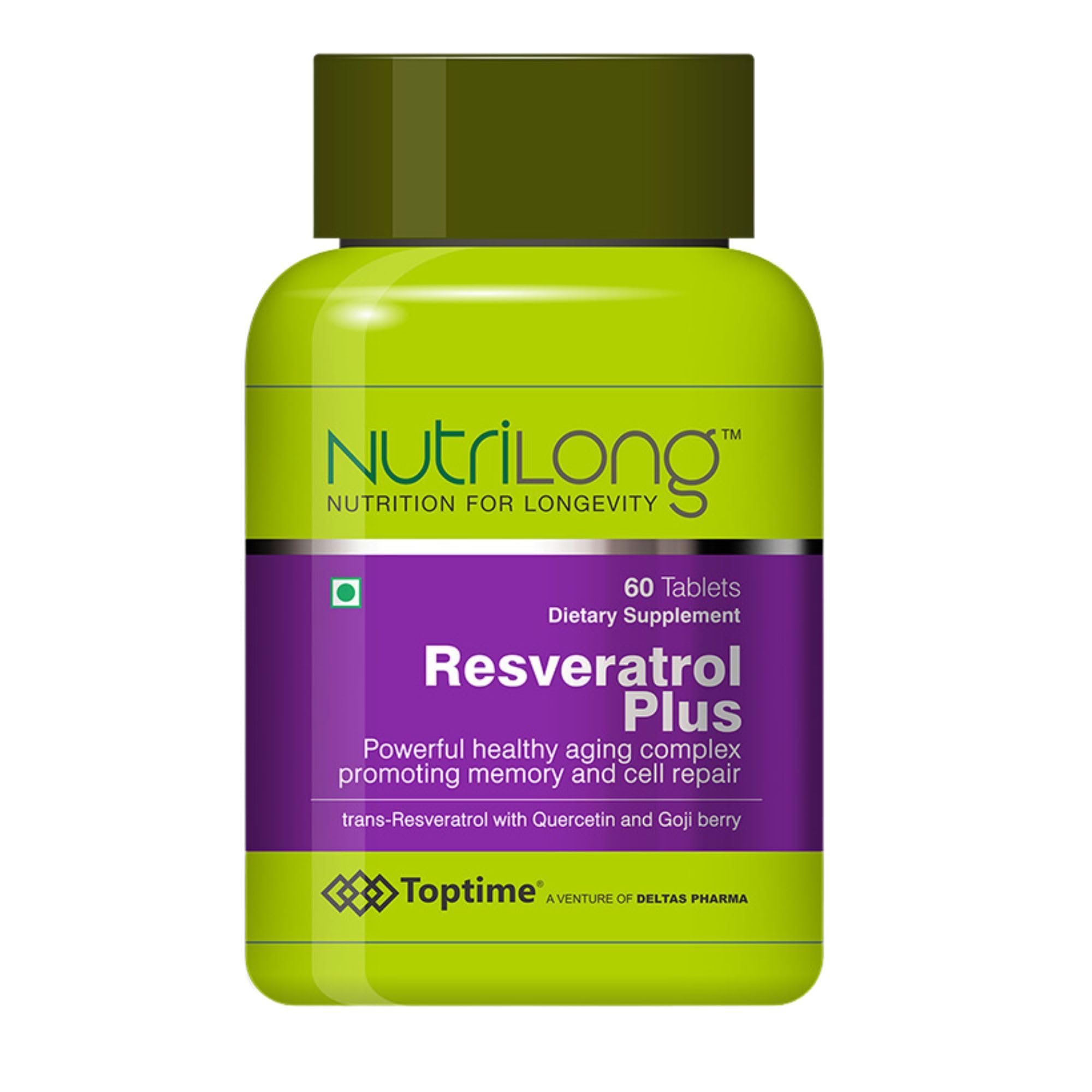 Nutrilong Resveratrol Plus Supplement (60 Tablet)