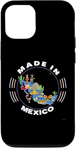 iPhone 1212 Pro Made in Mexico Vintage Mexico Map by ASJ Case