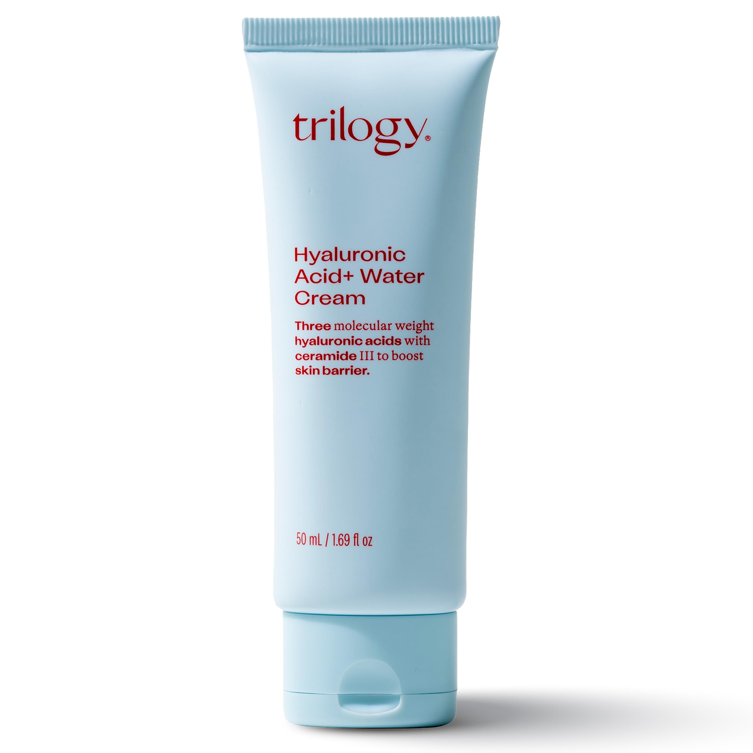 Trilogy Hyaluronic Acid+ Water Cream Lightweight Hydration with Ceramides and Glycoin 1.69 fl oz