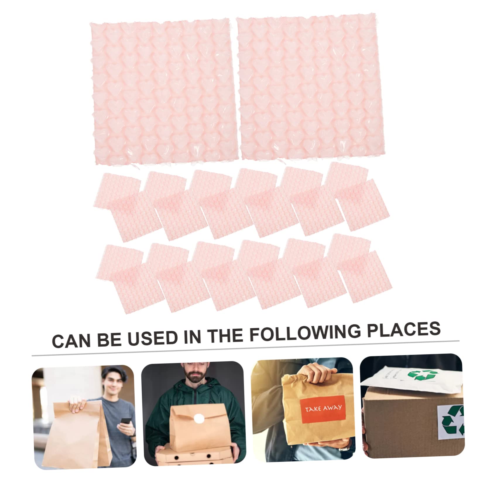 HAPINARY Bubble Pouches Love Bag Bubble 60pcs Love Bag Shipping Shipping Mailers Double Walled Shockproof Foam for Shipping for Packaging Pouches Plastic