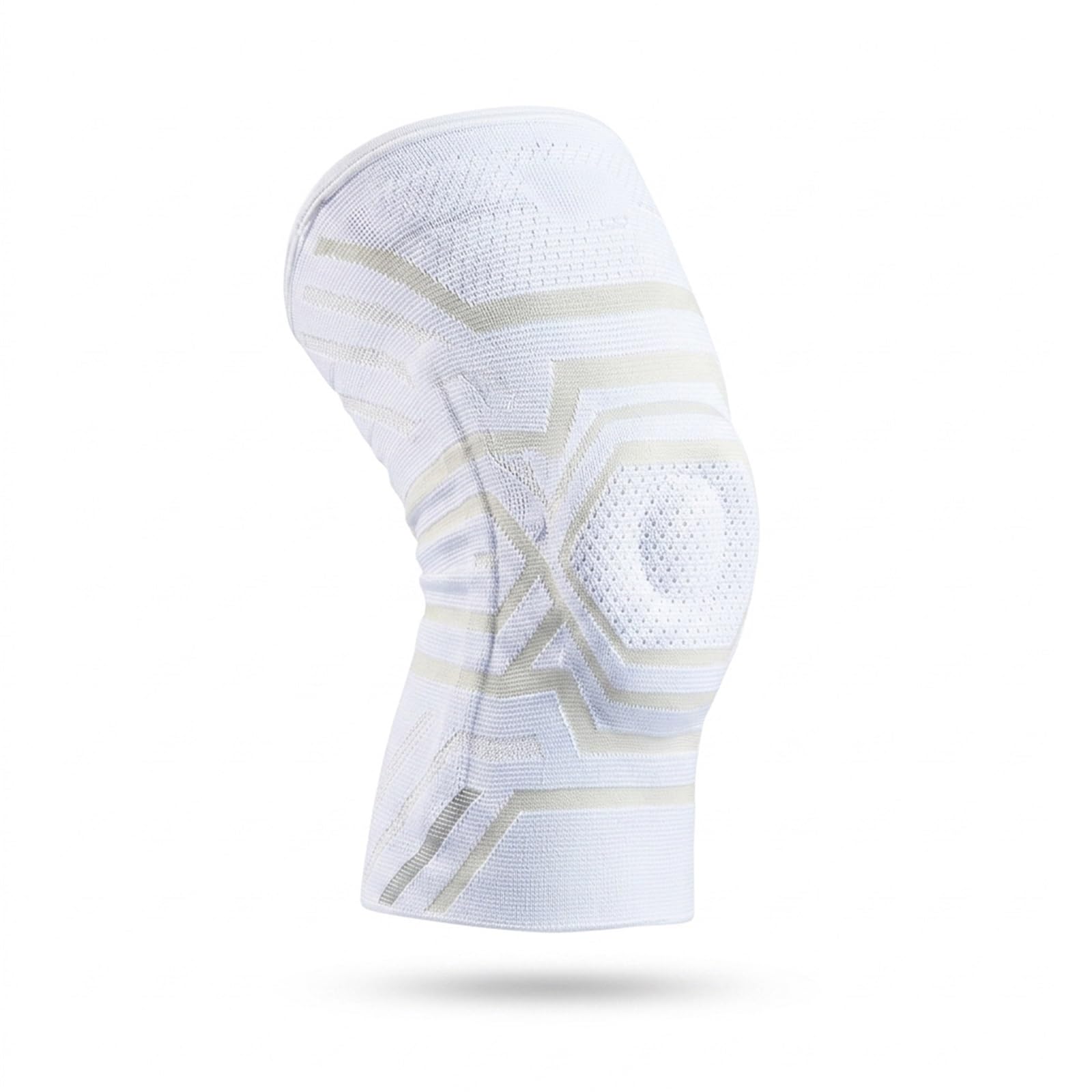 Rodillera de compresión para correr, deportes, gimnasio y entrenamiento - Rodillera transpirable para alivio de la artritis, recuperación de desgarro de menisco, soporte para el dolor del LCA (Bl