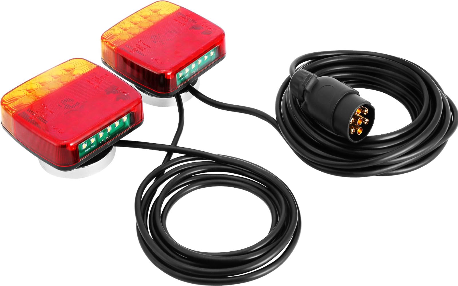 REFLECT LED-achterlichtset Met 5P Bajonetaansluiting Voor Vrachtwagen Of Aanhangwagen Can Bus Versie
