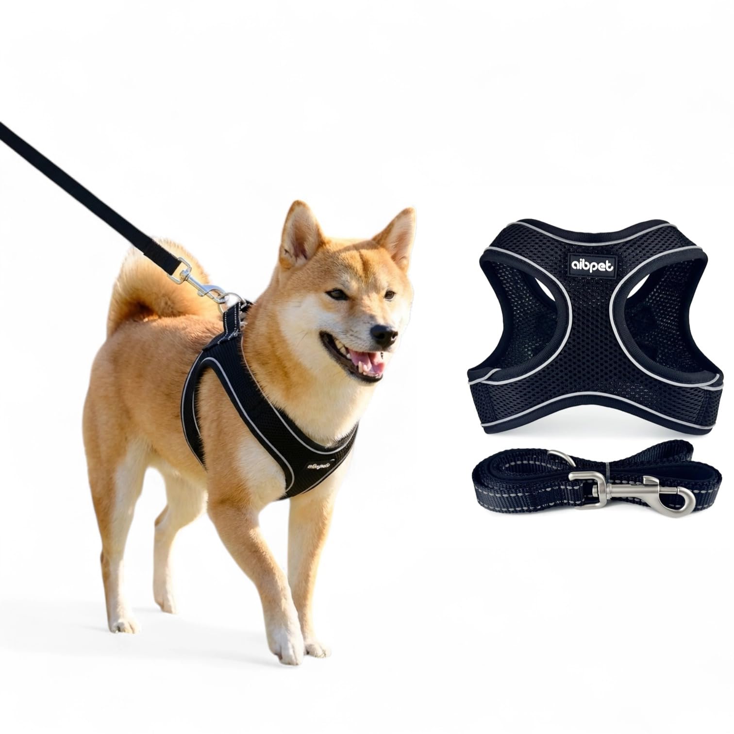 Amazon | AIBPET 犬用ハーネス＆リードセット 超小型犬から全犬種対応