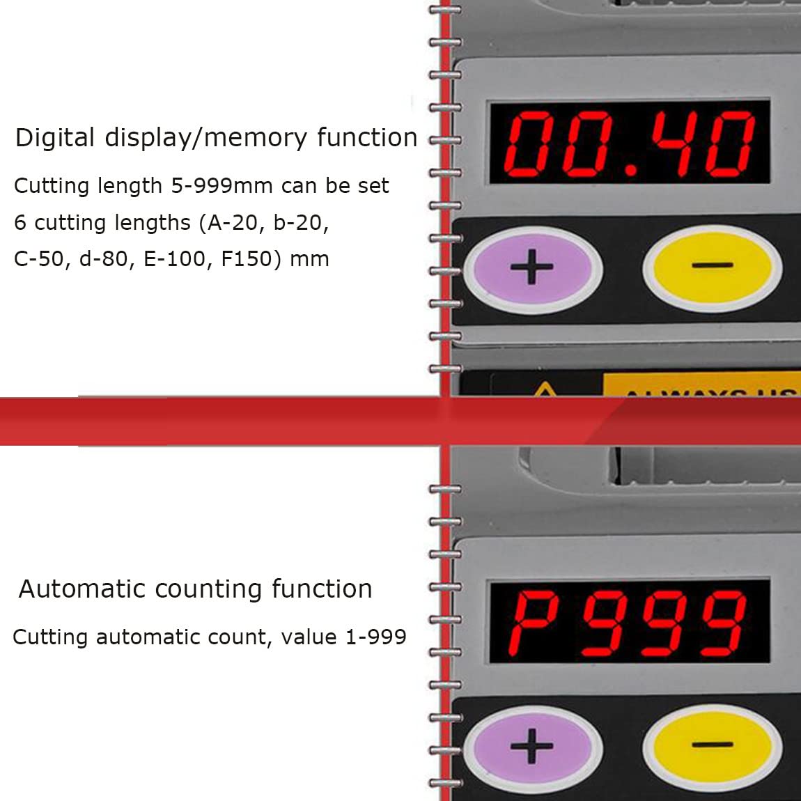 Dispensador de cinta eléctrica Modo dual automático/manualMáquina cortadora de pegamento de doble cara para cinta de acetato Película protectora Pegamento de alta temperatura Adhesivo de doble cara,