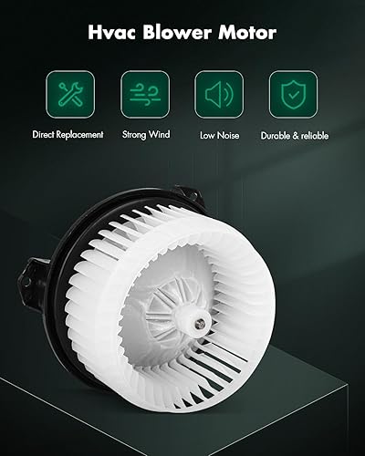 Vista 652 de SCITOO 700188 Reemplazo del motor del ventilador HVAC con jaula de ventilador para Toyota Tacoma 2005-2015, reemplazo OE - 87103-04043, 87103-04044