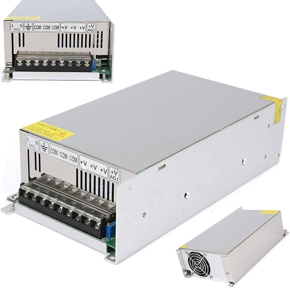 DHRUV-PRO 12V 50A 600wW DC Switching Switch Power Supply for LED Strip, CCTV (Silver)-image-24