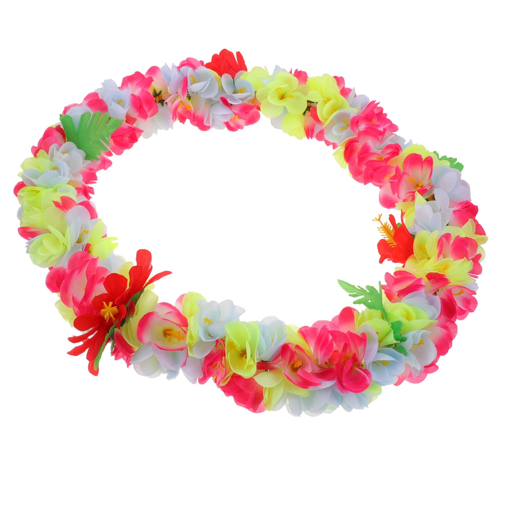 4stücke Hawaiianische Blütenkranz Deko Für Luau Party Kunstblumen Leis Für Strand Und Sommerfeste Für Fotografie Und Tropische Events Leicht Und Farbecht