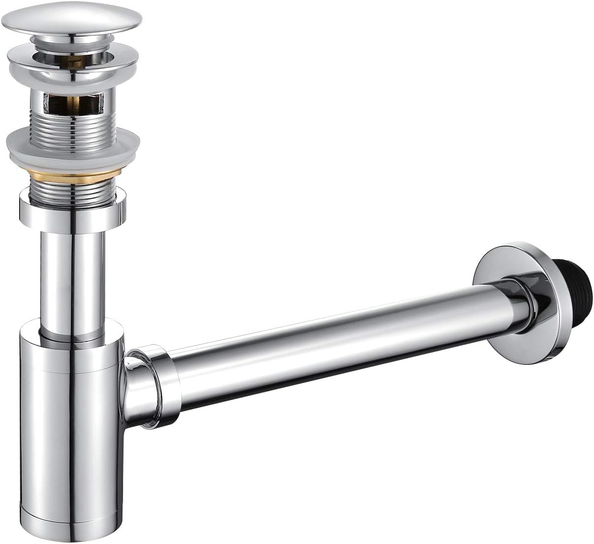 Amazon.com: GORDEE Bathroom Sink Stopper P-Trap Complete Set Adjustable ...