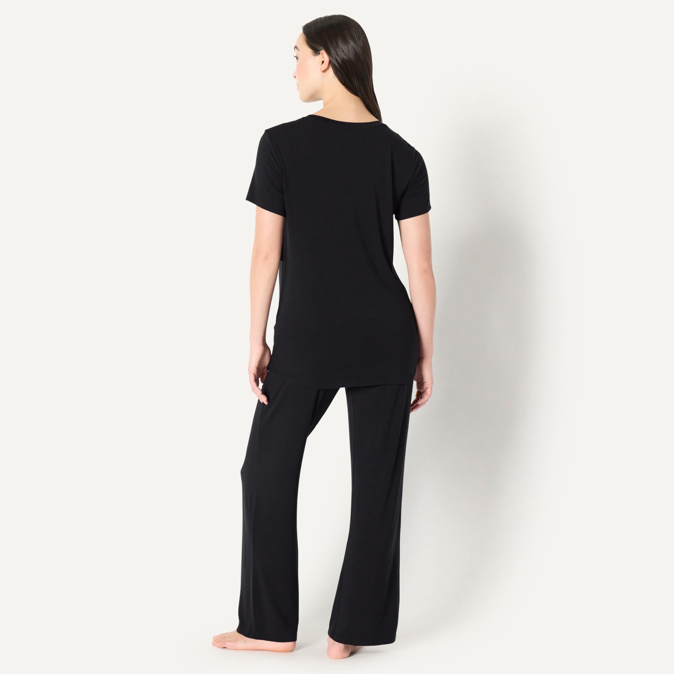 Amazon Essentials Damen Nachtwäsche-Set Aus Weichem Modal Für Schwangerschaft Und Stillen, 4-teilig