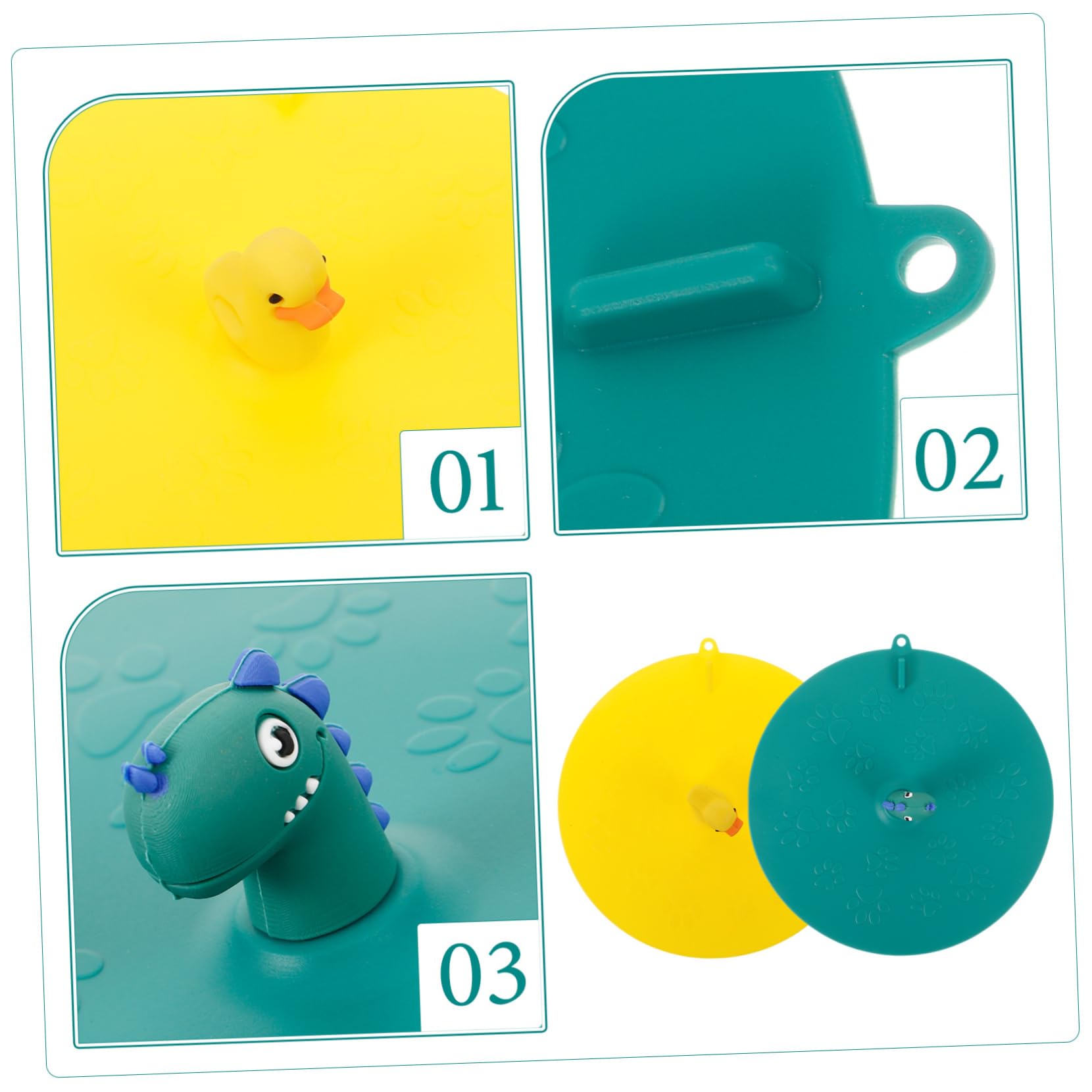 Uonlytech 8 Uds Cubierta De Drenaje De Piso Baño Tapón De Drenaje De Bañera Universal Tapón De Bañera Cubierta Fregadero