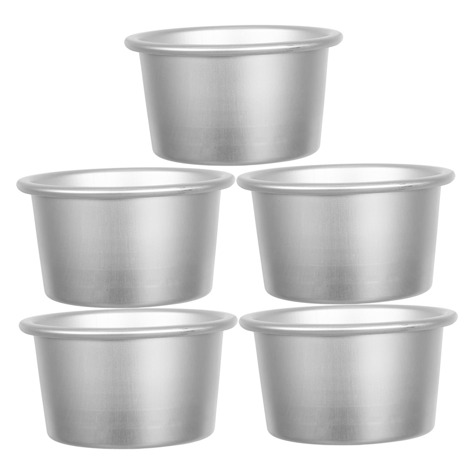 PRETYZOOM 25 Pièces Moule à Gâteau En Aluminium Moules à Pâtisserie Manche à Gâteaux D'aluminium