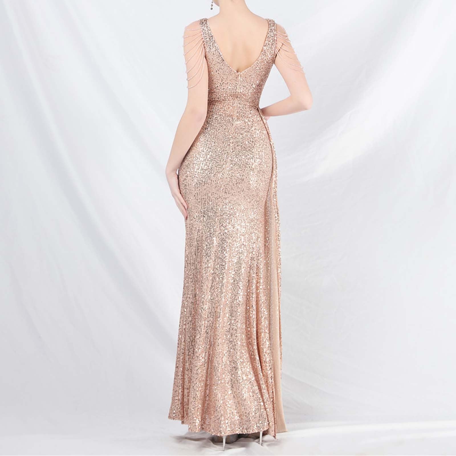Vestido Mujer Vestidos Elegantes Trajes Boda Ropa Otoño Manga Larga Elegante Invierno Fiesta Primavera De Nochevieja Largos Invitada Tallas Grandes