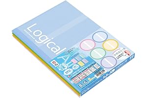 Nakabayashi Logical Air Notebook, Semi-B5, Pale Tone Series