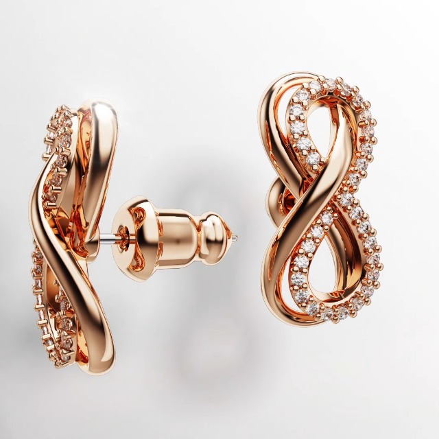 ✨稼働品✨SWAROVSKI COSMIC ROCK ブラック ゴールド ダイヤ スワロフスキー」がラボラトリー・グロウン・ダイヤモンドを使用