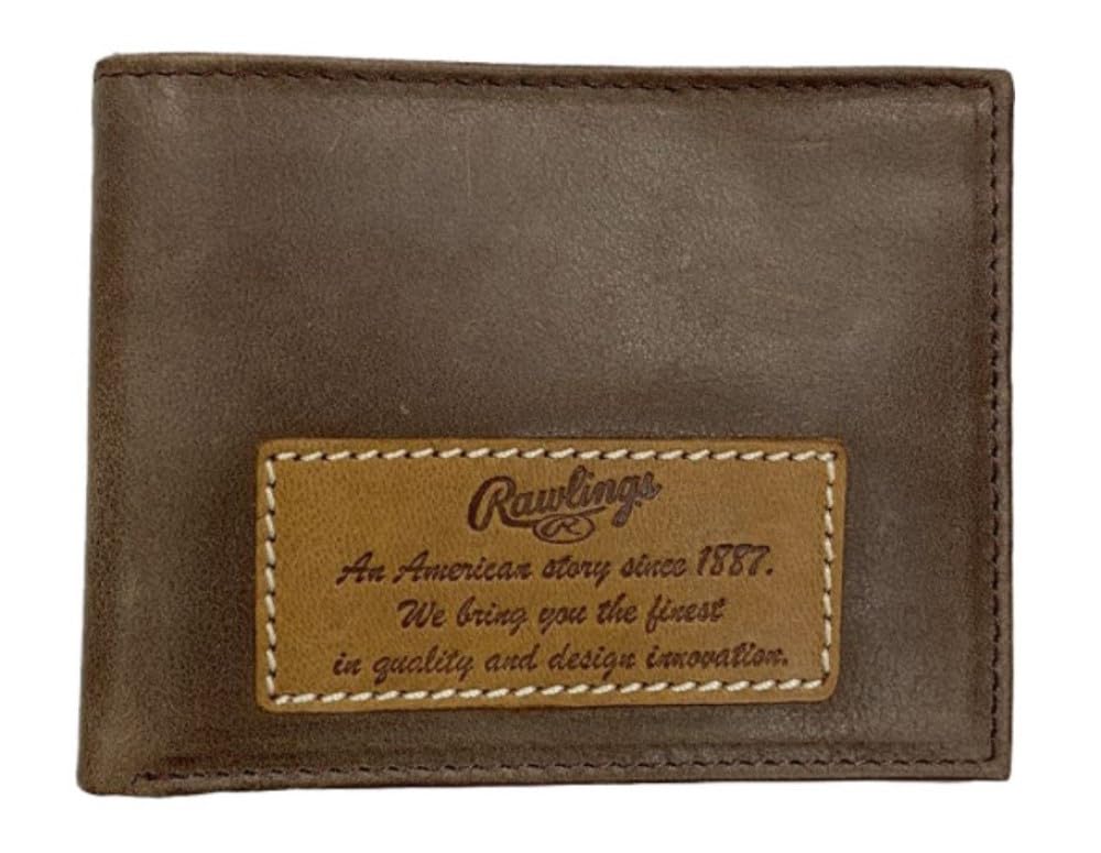 Rawlings | Men's Bifold Wallet Collection | Genuine Leather | Multiple Styles &amp; Colors