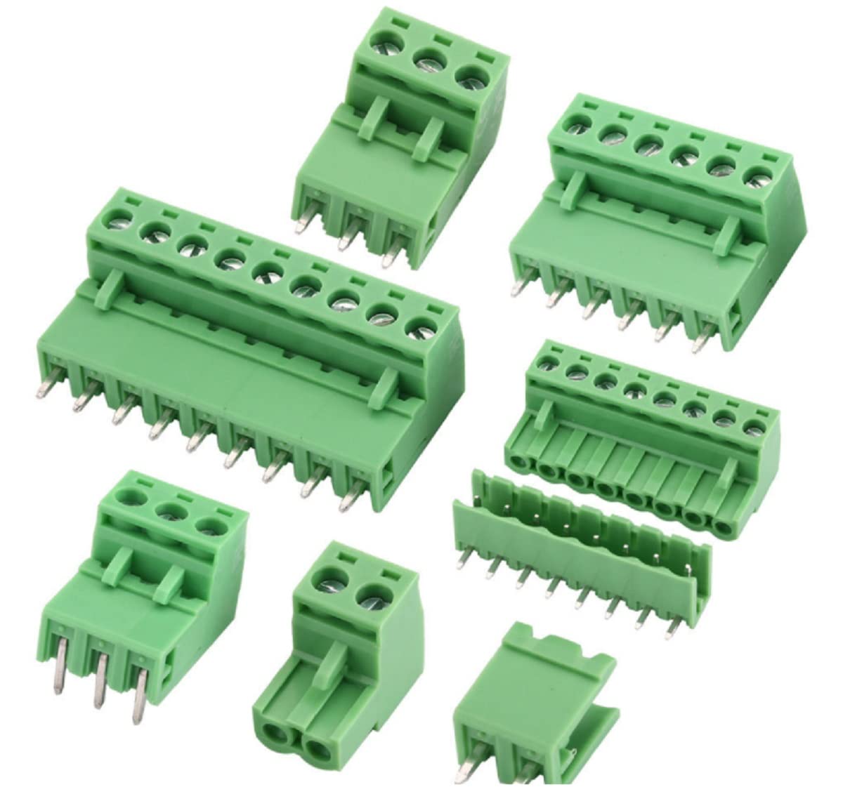 3M BFV18-8Q Vinyl-Insulated Butted Seam Block Fork Terminal, 8 Stud, 22-18 AWG, Red, 25 per Bag