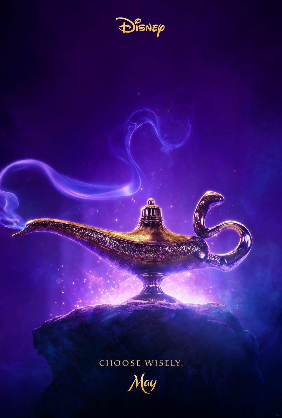 Aladdin 2019 10 A0 Poster on Canvas - Movie Art Poster in varie dimensioni per idee soggiorno o camera da letto. Immagini di film cult senza bordi Classic Iconic 70s 80s 90s Vintage Retro Home Wall D