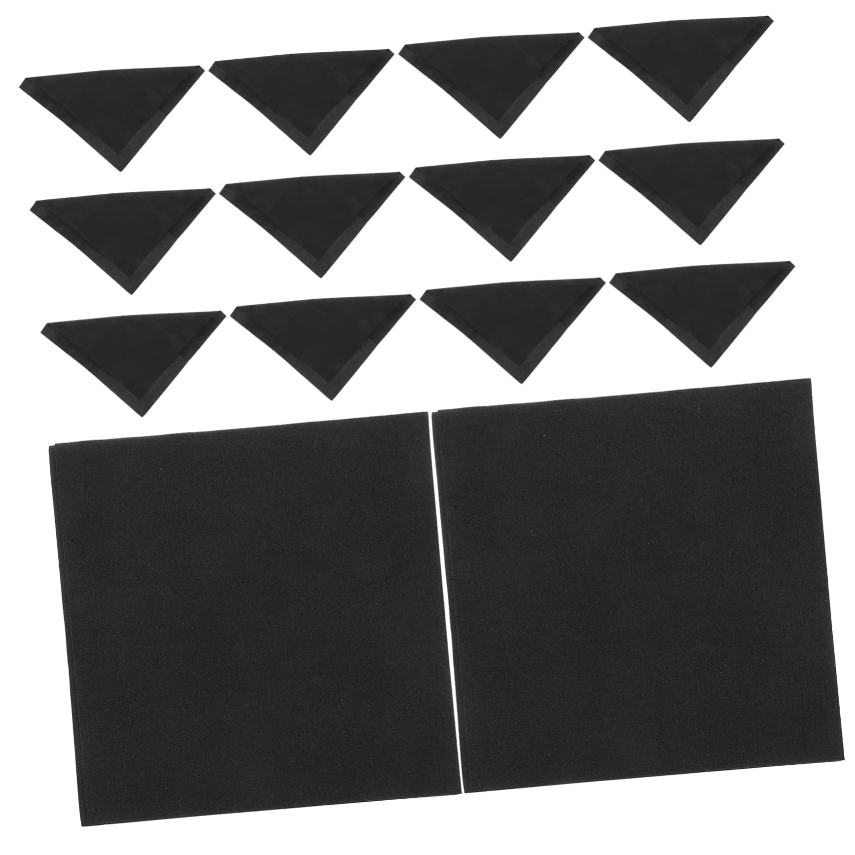 Healvian 200piezas Servilletas Desechables Negras De Papel Para Fiestas Bodas y Eventos Paquete De Unidades Suaves y Elegantes Para Ocasión