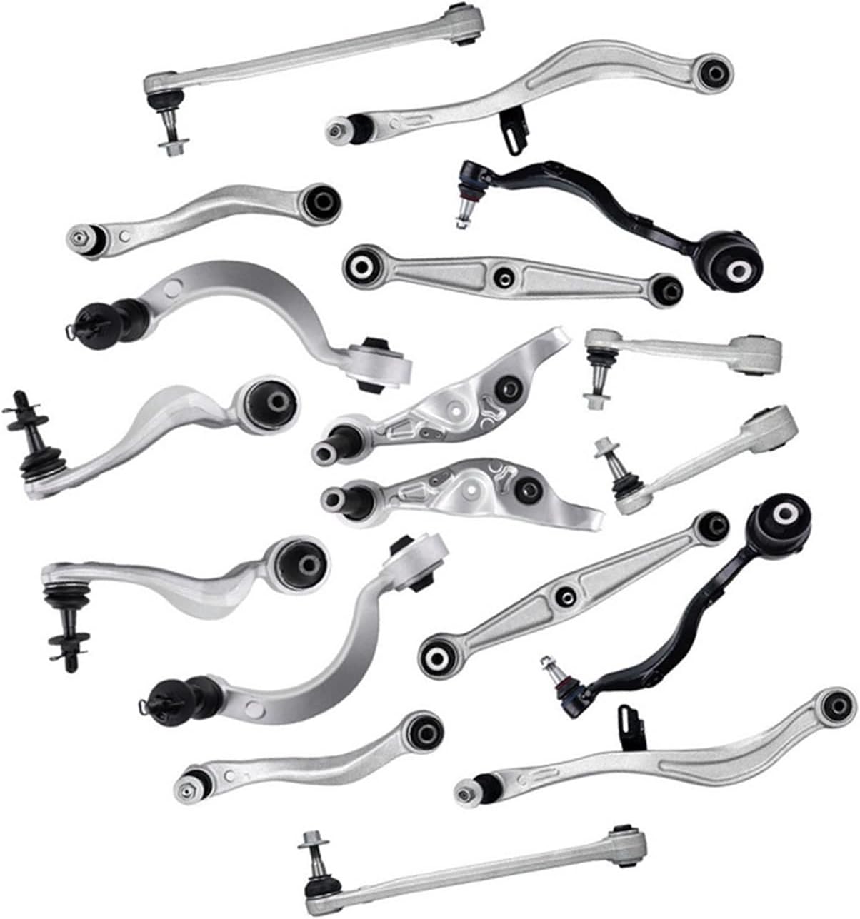 Compatible With Lexus For LS460 2007-2013 2014 2015 2016 2017 Suspension Kit Stabilizer Sway Bar Links Control Arms Tie Rods Lateral Link Set Wishbone Control Arm