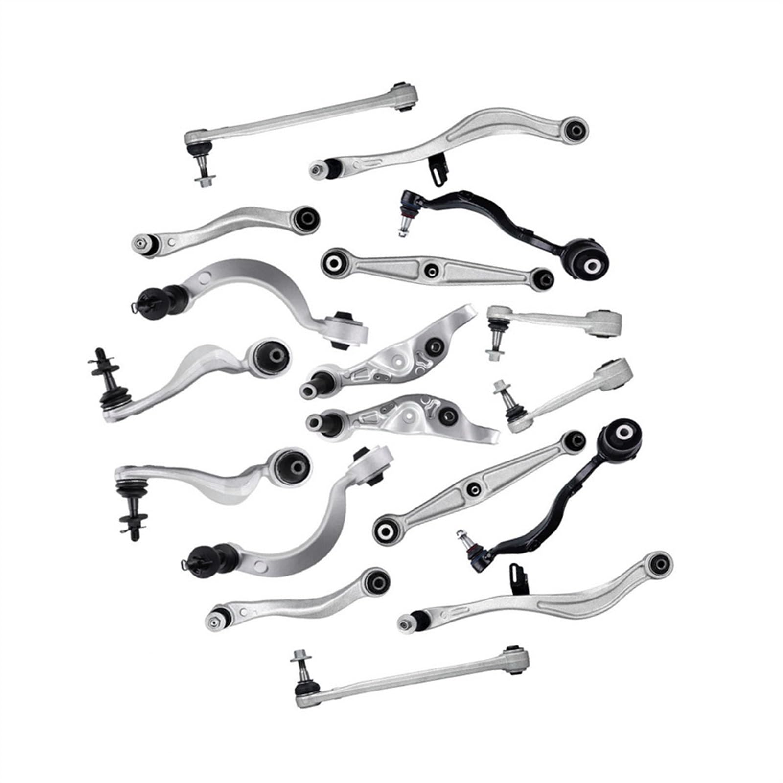 VVBNIN Compatible With Lexus For LS460 2007-2013 2014 2015 2016 2017 Suspension Kit Stabilizer Sway Bar Links Control Arms Tie Rods Lateral Link Set Wishbone Control Arm