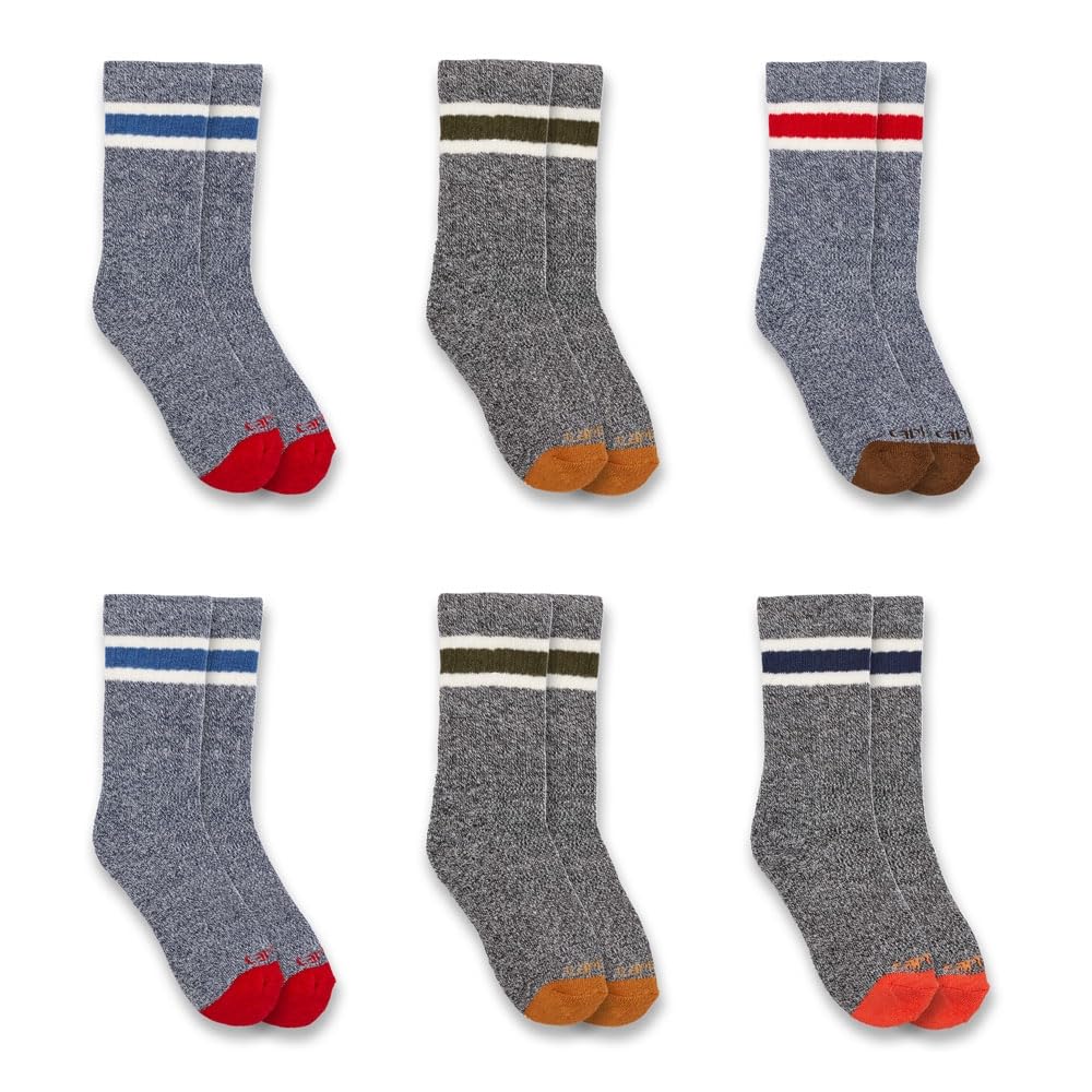 Carharttboys Midweight Camp Crew Sock 6 Pack