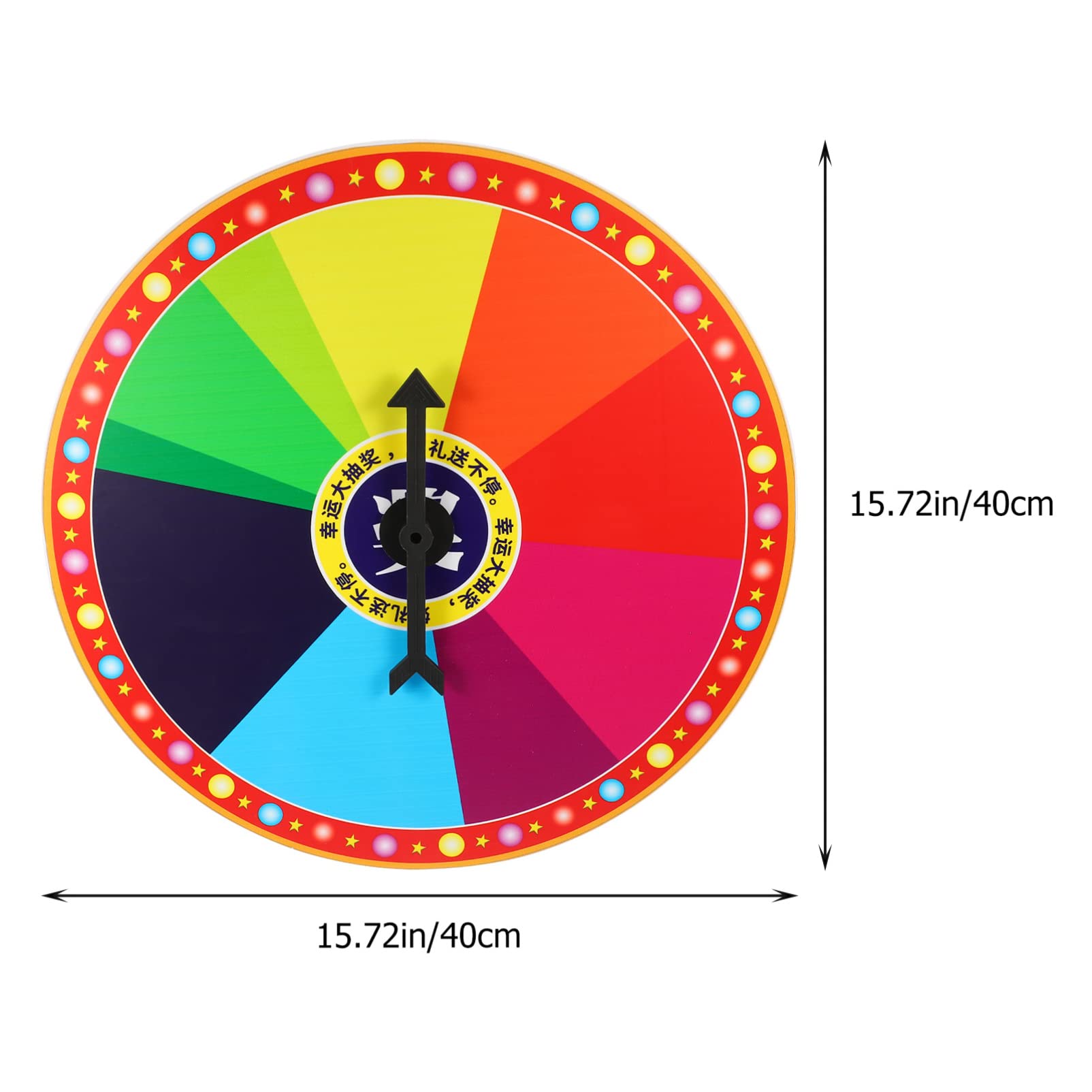 HANABASS Roulette Wheel Party Game Wheel Wall Hanging Classroom Boys and Girls Toy