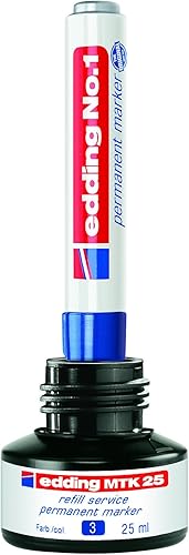 Miniatura 7 de edding Tinta de repuesto MTK 25 - negro - 0.8 fl oz - con sistema capilar, ideal para rellenar de forma limpia y sin complicaciones casi todos los