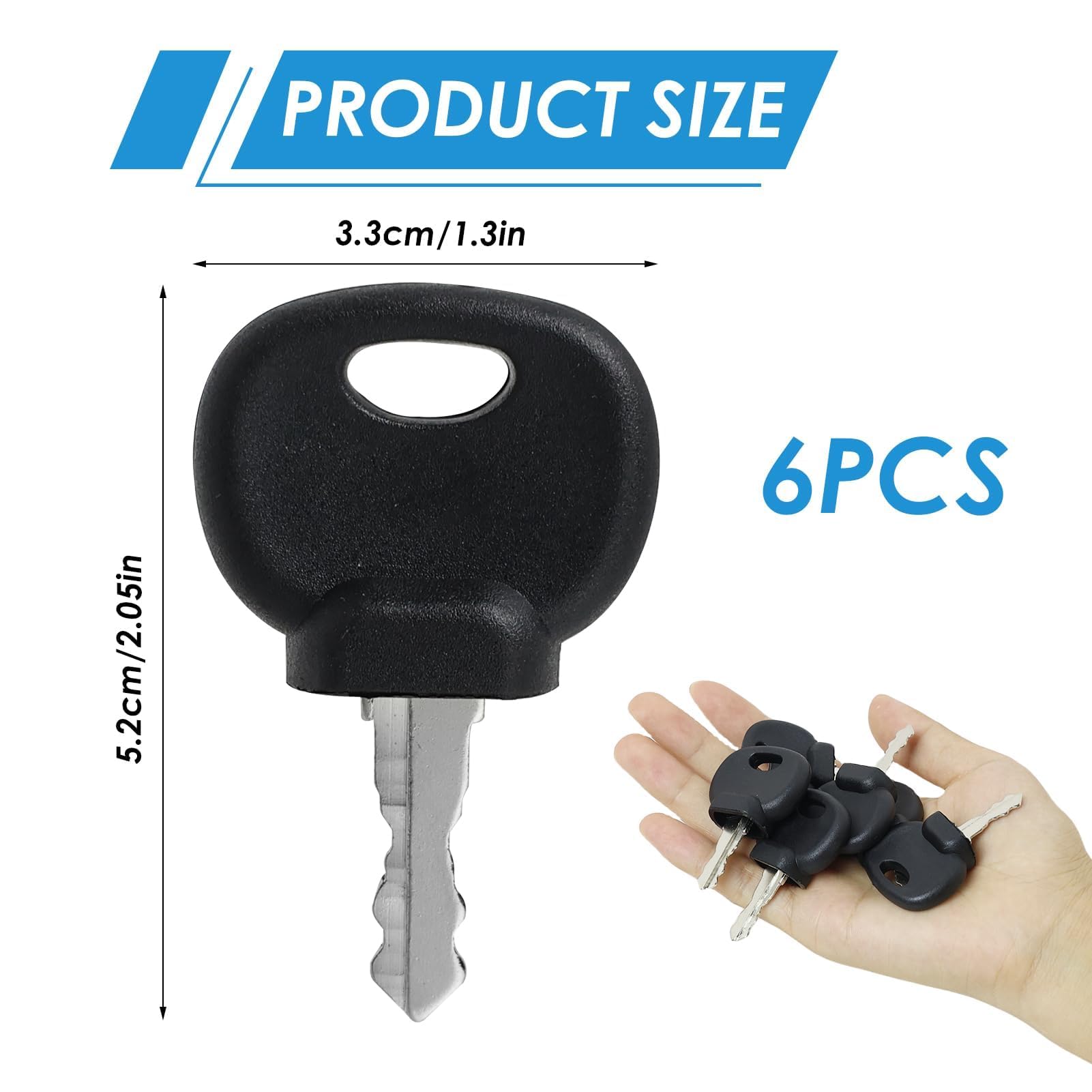 10 Pezzi D250 Chiave Di Accensione Interruttore Chiave Per Bobcat Skid Steer Escavatore 751 753 - Foto 5