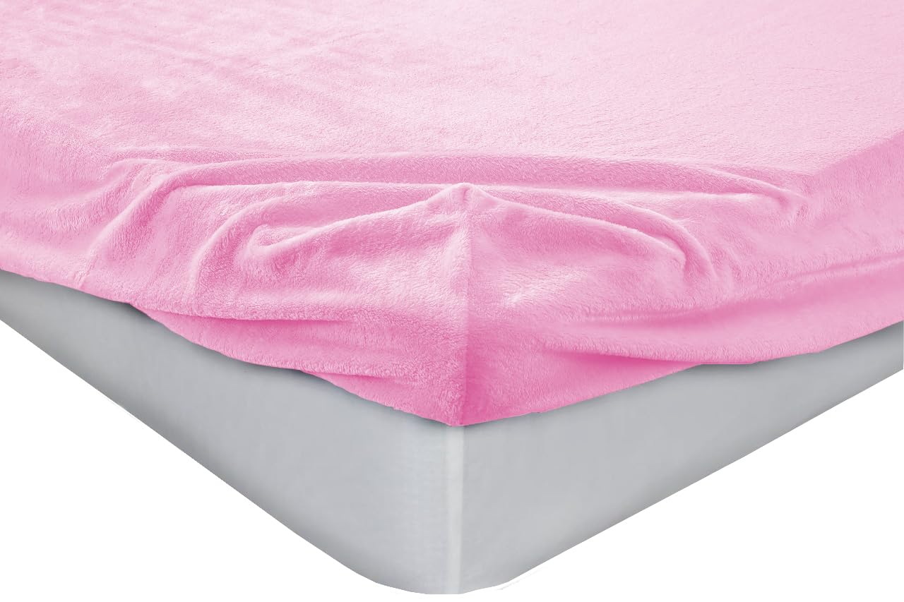 Teddy Fleece Fitted Sheet Super King Size | Superking 183x200cm Fitted Sheet Extra Deep Pocket Winter Bedding, Soft & Hypoallergenic