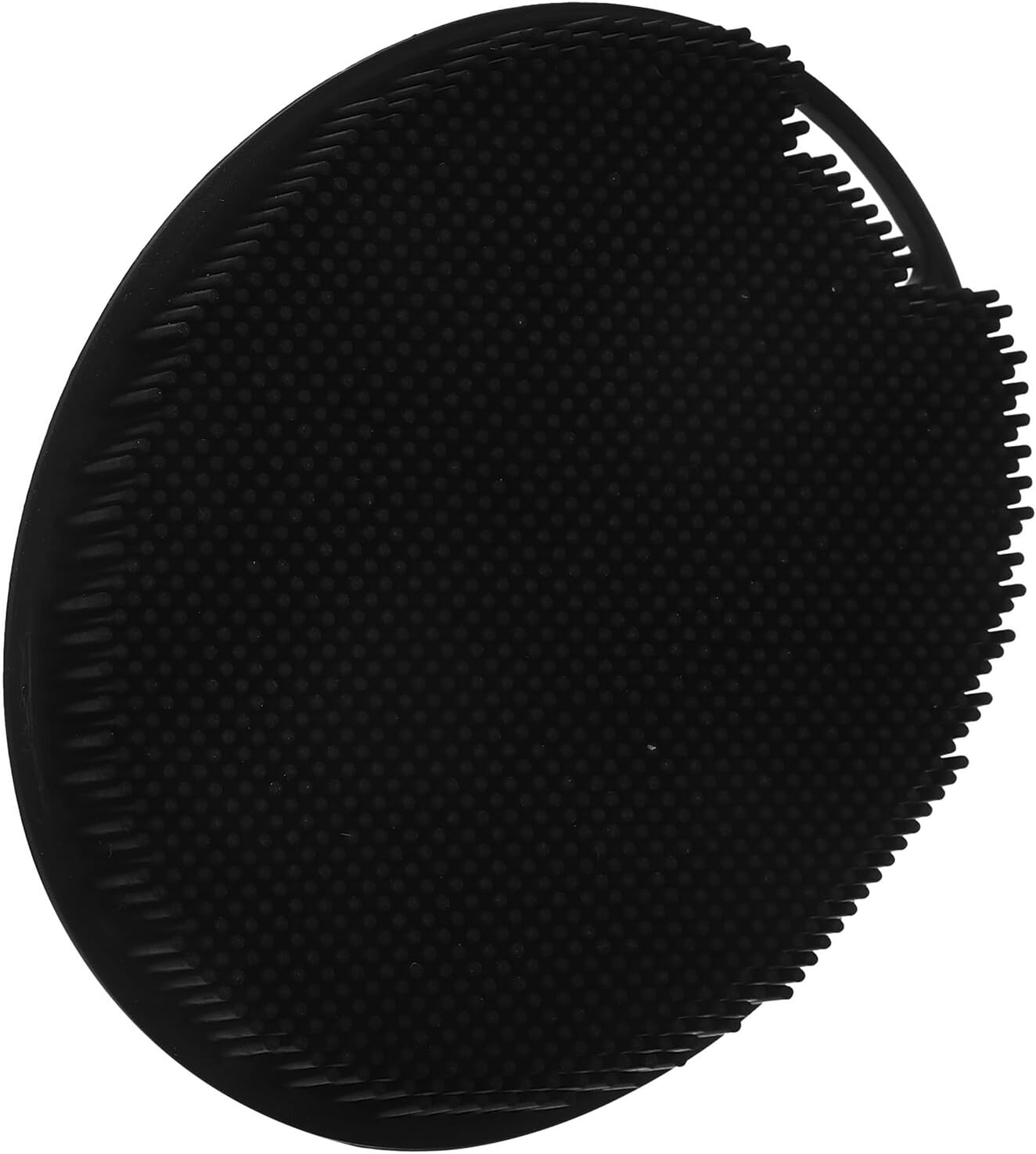 Black Silicone Facial Cleansing Brush for Blackhead Removal Gentle Exfoliator with Ergonomic Handle Deep Pore Scrubber for Face and Body Suitable for Skin Types Compact and