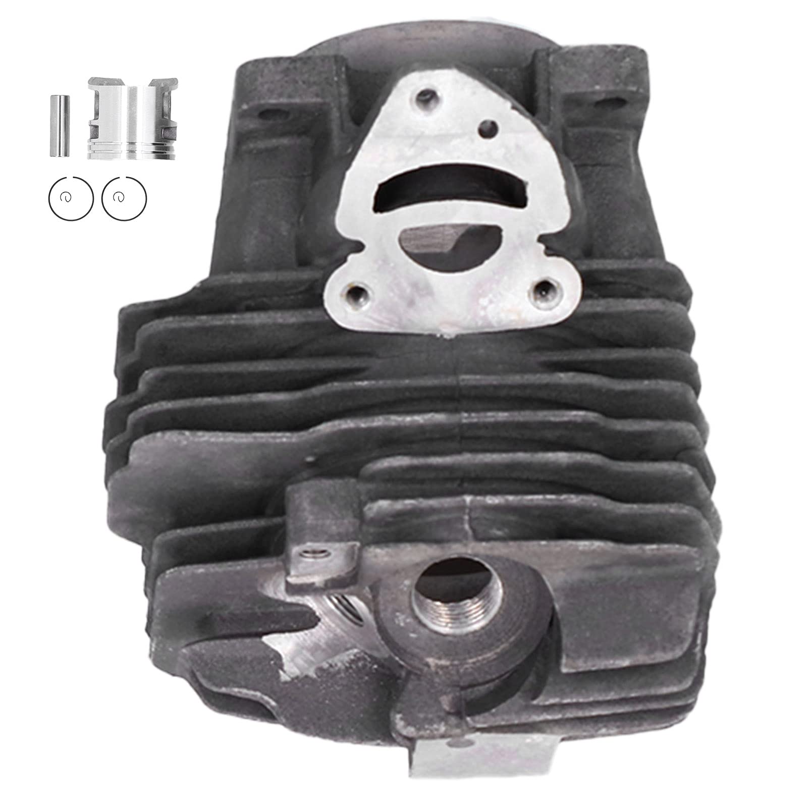 Juego de pistones 44 Kit de pistón cilíndrico de 7 mm Piezas de Accesorios para Motosierra de jardín Piezas aptas para Motosierra MS261 MS261C Cilindro de Repuesto