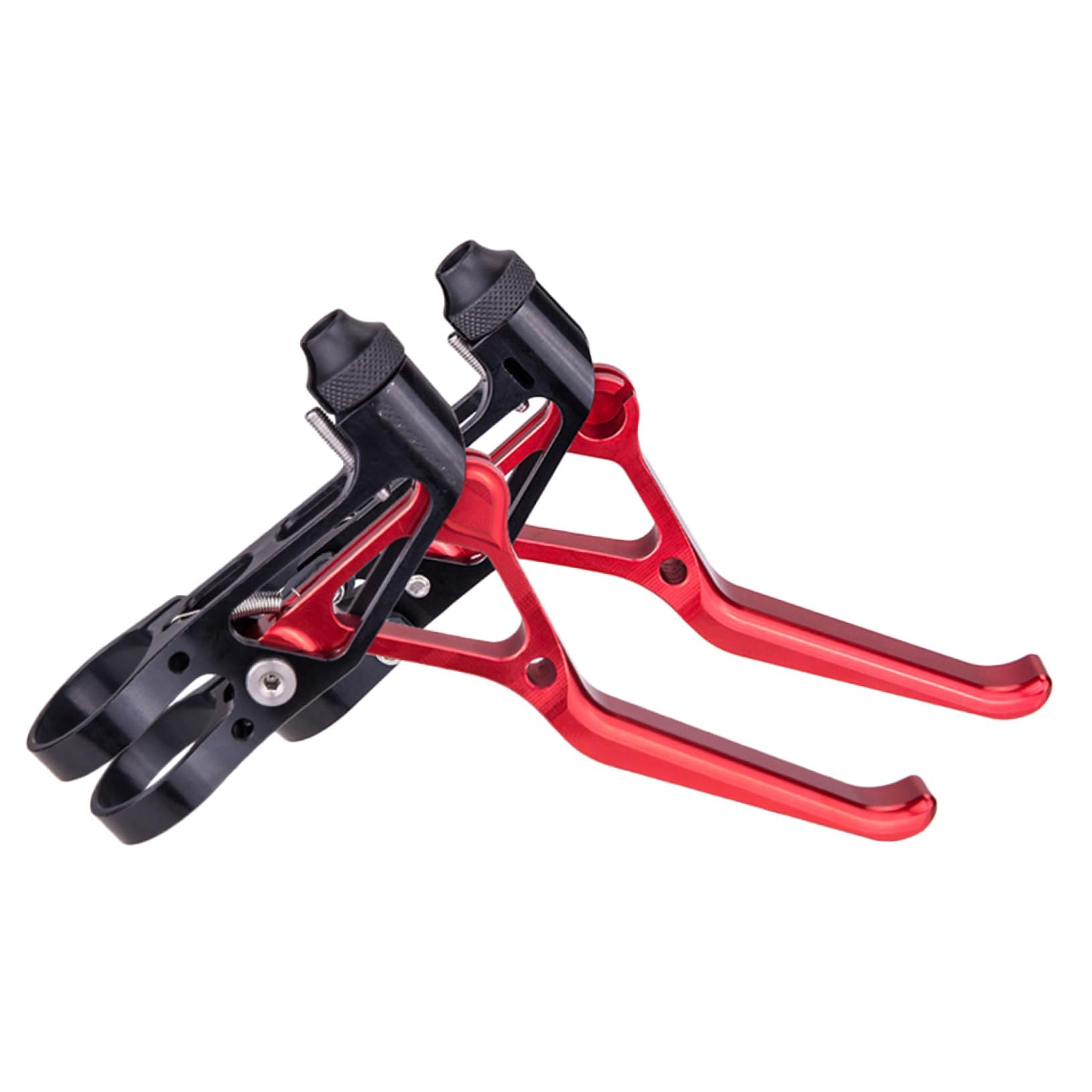 Toyvian Leve Freno Bici in Lega di Alluminio Cnc, 1 Paio, Rosso | Manopola di Regolazione, Design Ergonomico, Uso Semplice per Adulti e Ragazzo Ragazza