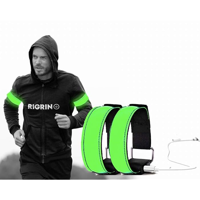 Buy RIGRIN LED Armbands High Visibility Led Running Lights for Runners