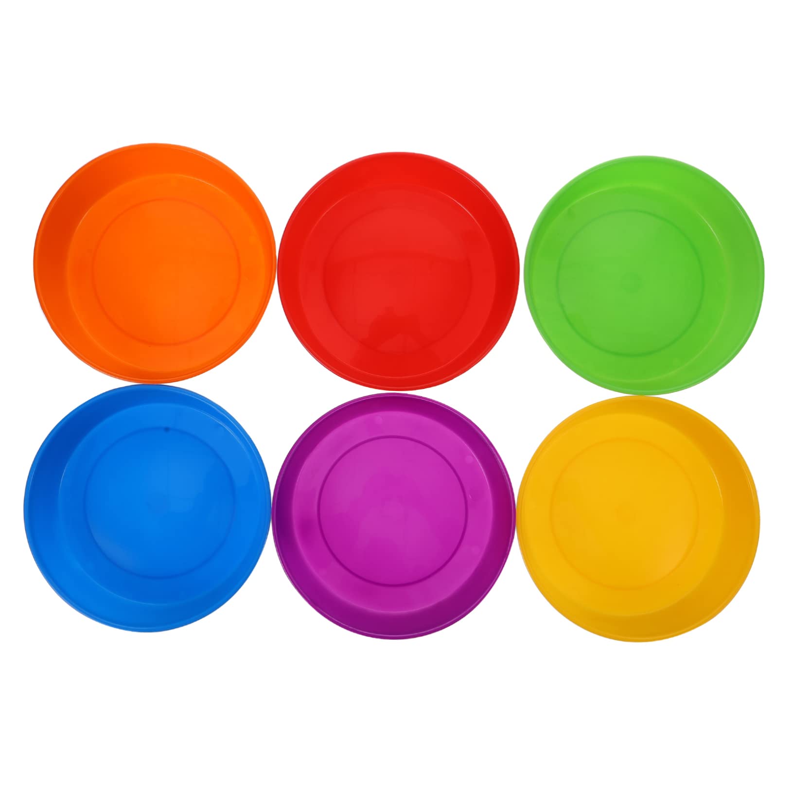ARTIBETTER 6-Piece Boys and Girls Art Set Plastic Paint Trays Palette Mixing Fixing Plates for Student Stationery