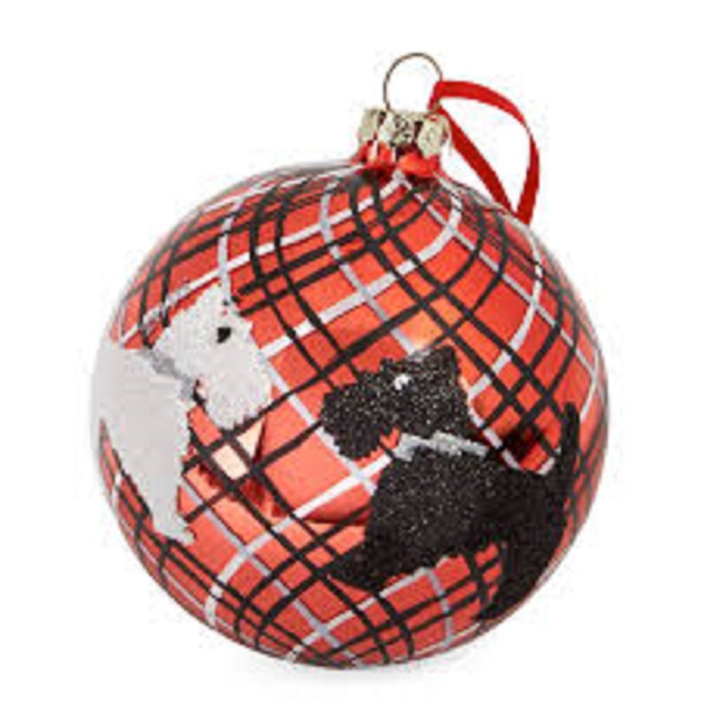 Vera Bradley Ornament in Scottie Dogs