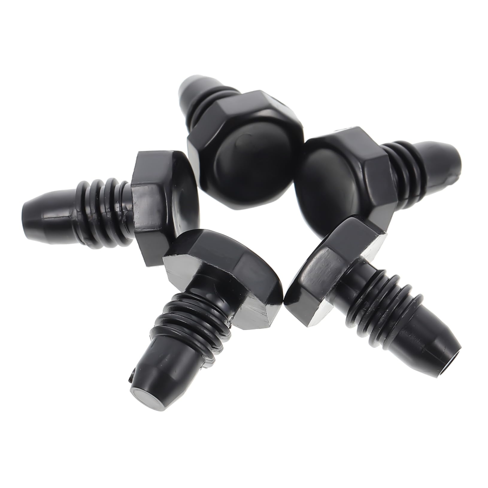 LAPYAPPE 5pcs Billiard Cue Bottom Covers Black Plastic Cue Stick Protector Pool Cue Tip Cover for Billiard Cue