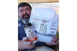 Malcom's Bird Bath Bird Brine and Turkey Meat Bag Bundle