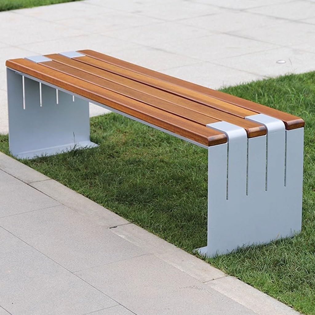 Patio Benches for Outdoors Leisure Chair Double Stool Backrest Bench Community Outdoor Garden Benches for Outdoors