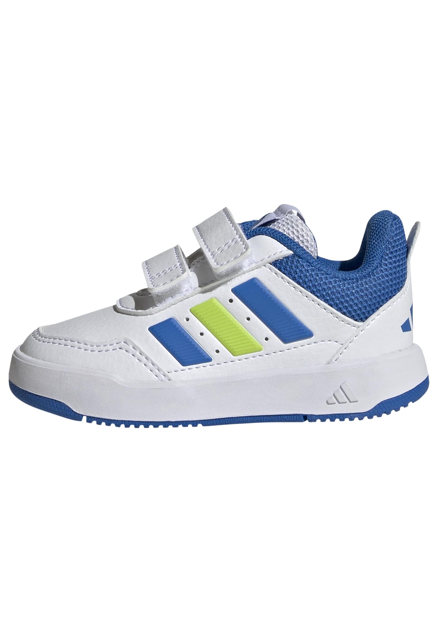 adidas Unisex Baby TENSAUR Sport 3.0 Shoes Infants, FTWR White/Bright Royal/Solar Slime, 4 UK Child