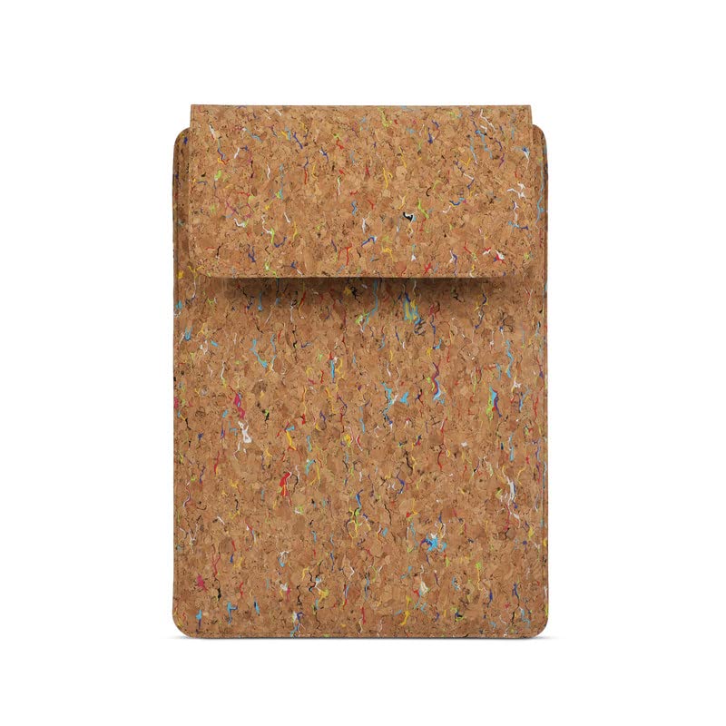 Image of Enthopia MacBook Sleeve Compatible with 2022-2018 MacBook Air 13 A2337 M1 A2179 A1932 / MacBook Pro 13 A2338 M1 A2251 A2289 A2159 A1989 / 14 inch A2442 - Colourful Cork