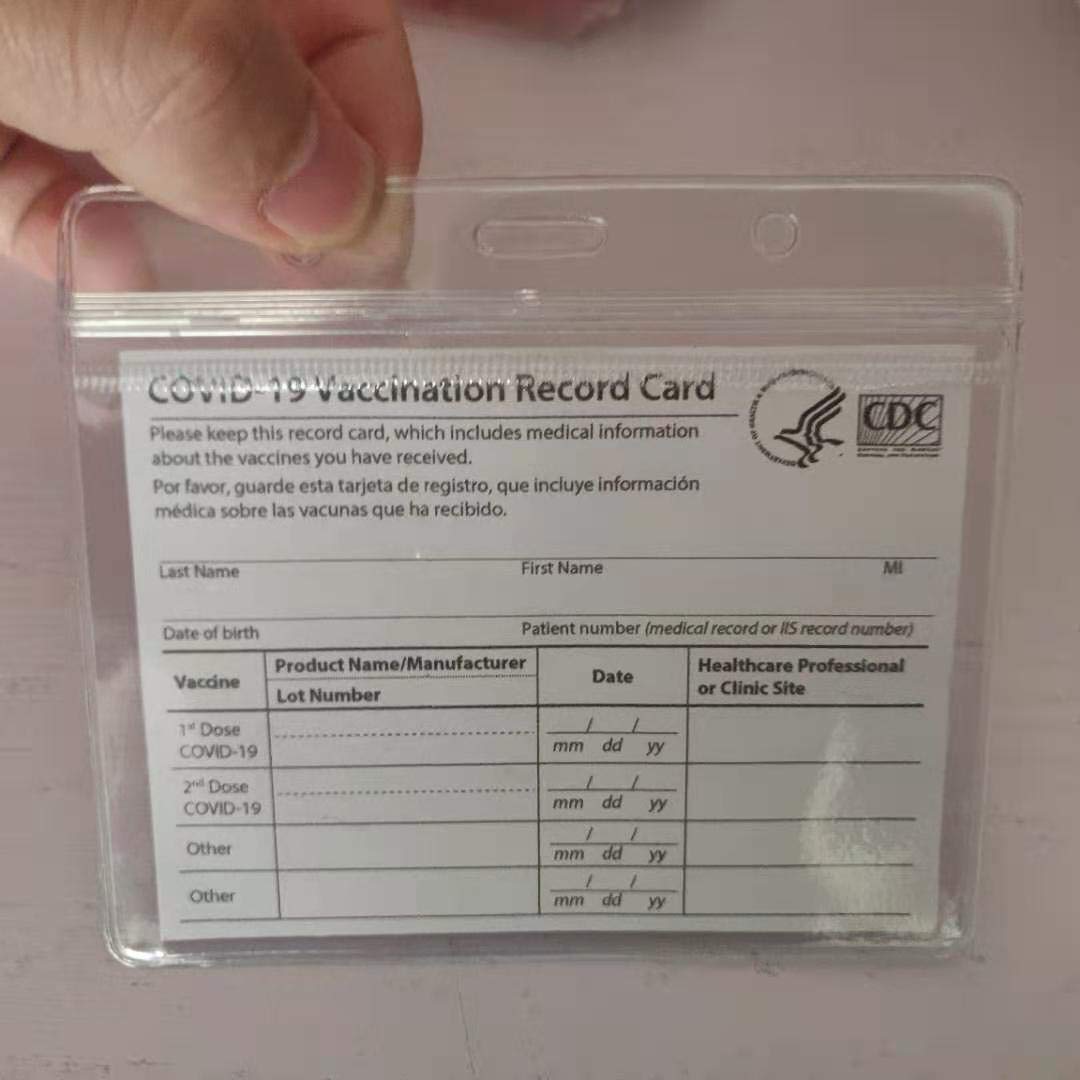 vaccine card plastic sleeve Amazon.com : Vaccine Card Holder，Vaccine Card Protector Waterproof Covid Vaccination  Card Holder 4 X 3 Inches Immunization Record Vaccination Cards Protector  Clear Vinyl Plastic Sleeve (50Pack) : Office Products
