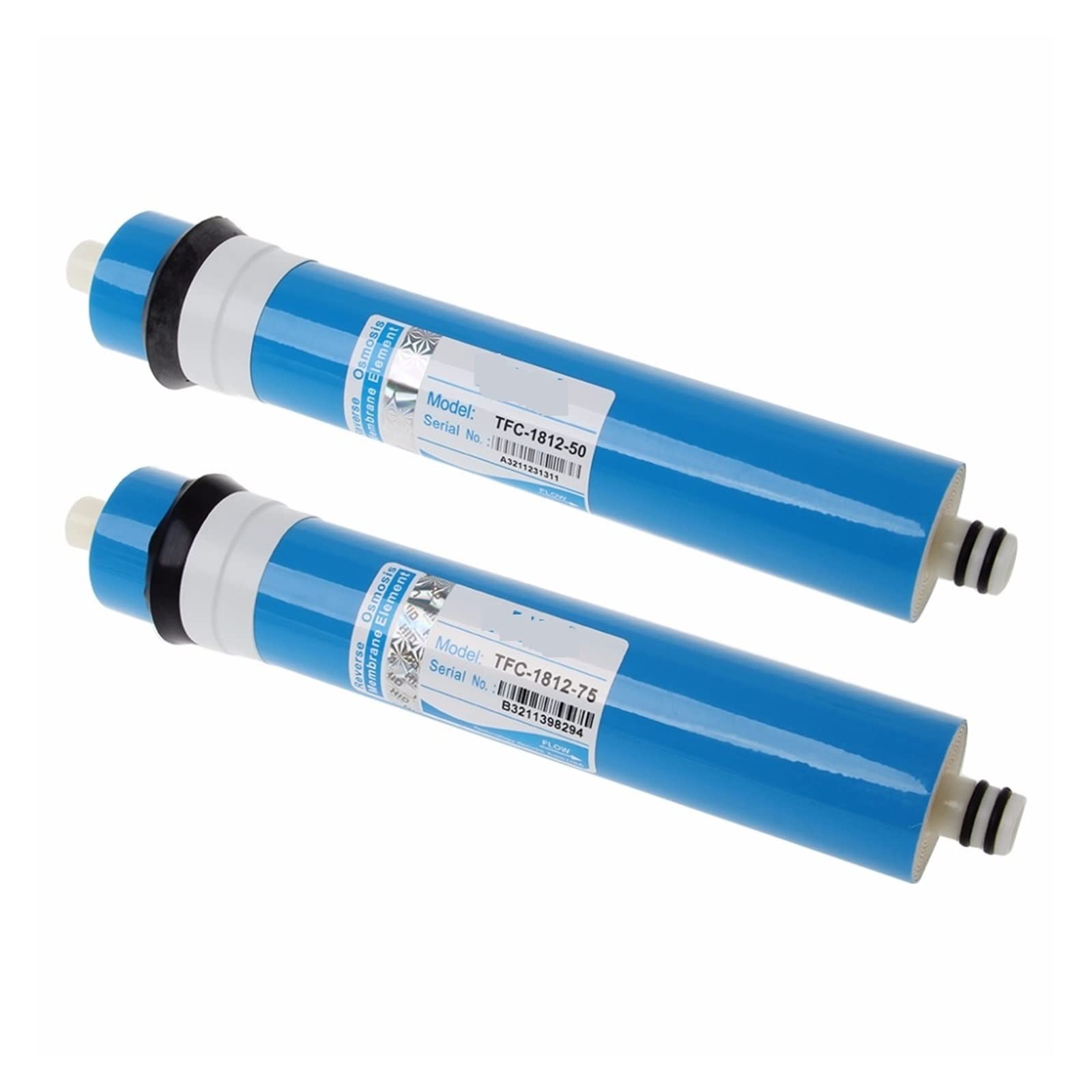 Water Filter Cartridge, Water Filter Cartridge Reverse Osmosis RO Membrane 50gpd 75gpd Household Replace(75 GPD)