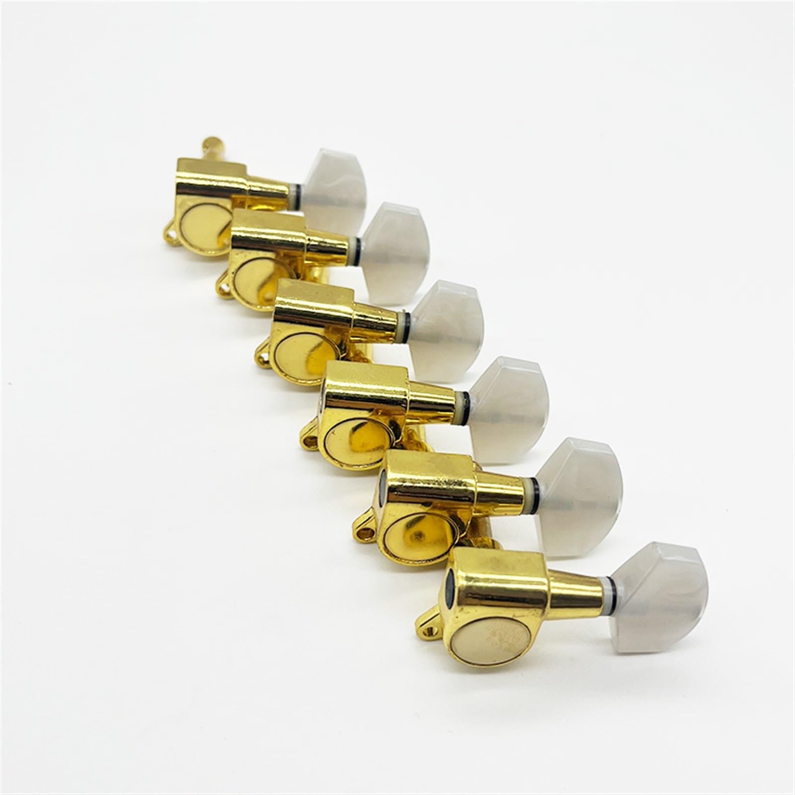 Chitarra di Ricambio per Meccaniche Manopola Per Corde Per Chitarra Elettrica In Oro Per Accessori Di Aggiornamento ST/TL Parti Avvolgitore Per Corde Vite(Large square handle)