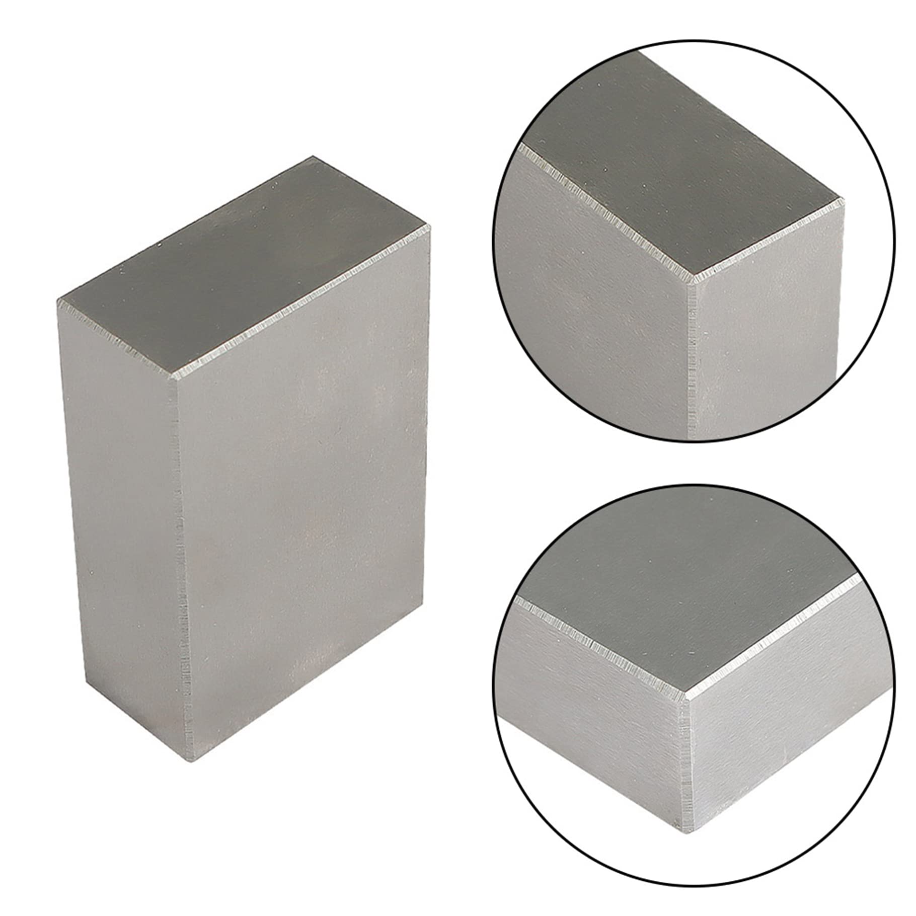 2 Blocs Parallèles En Acier Trempé - 25x50x75 Mm - 23 Trous (5 Filetés) - Pour Réglage Et Usinage De Précision Sur Machine-outil