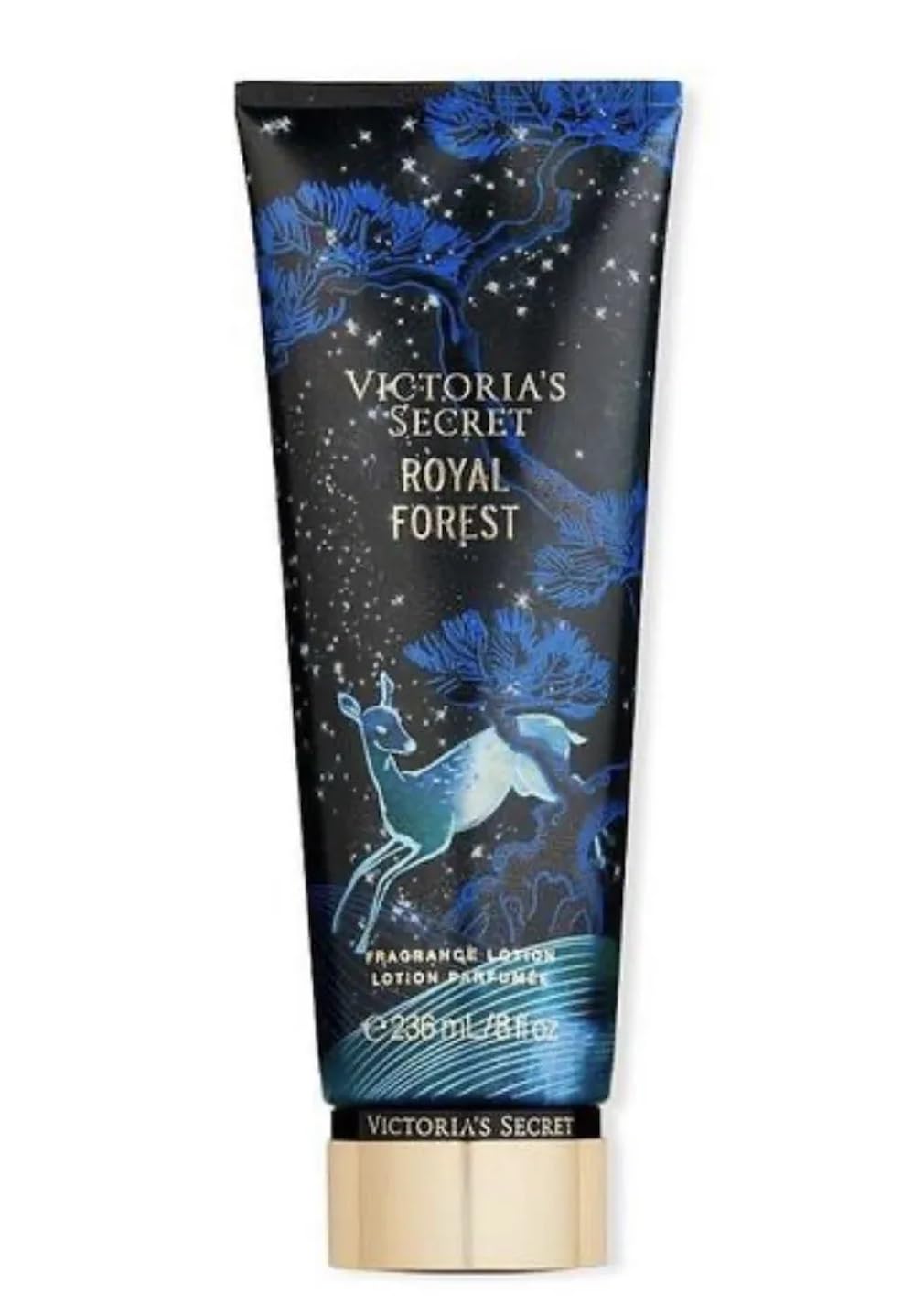 Victoria's SecretNourishing Hand & Body Lotion 8oz. (Royal Forest), 8.00 Fl Oz (Pack of 1), white
