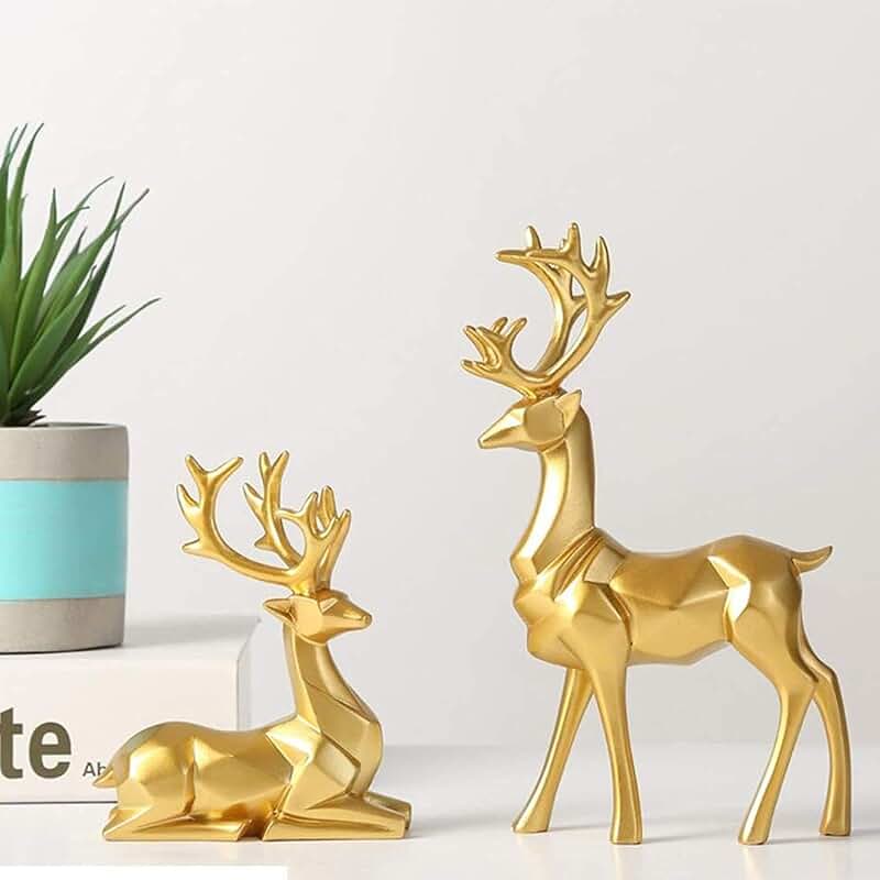 christmas reindeer figurines