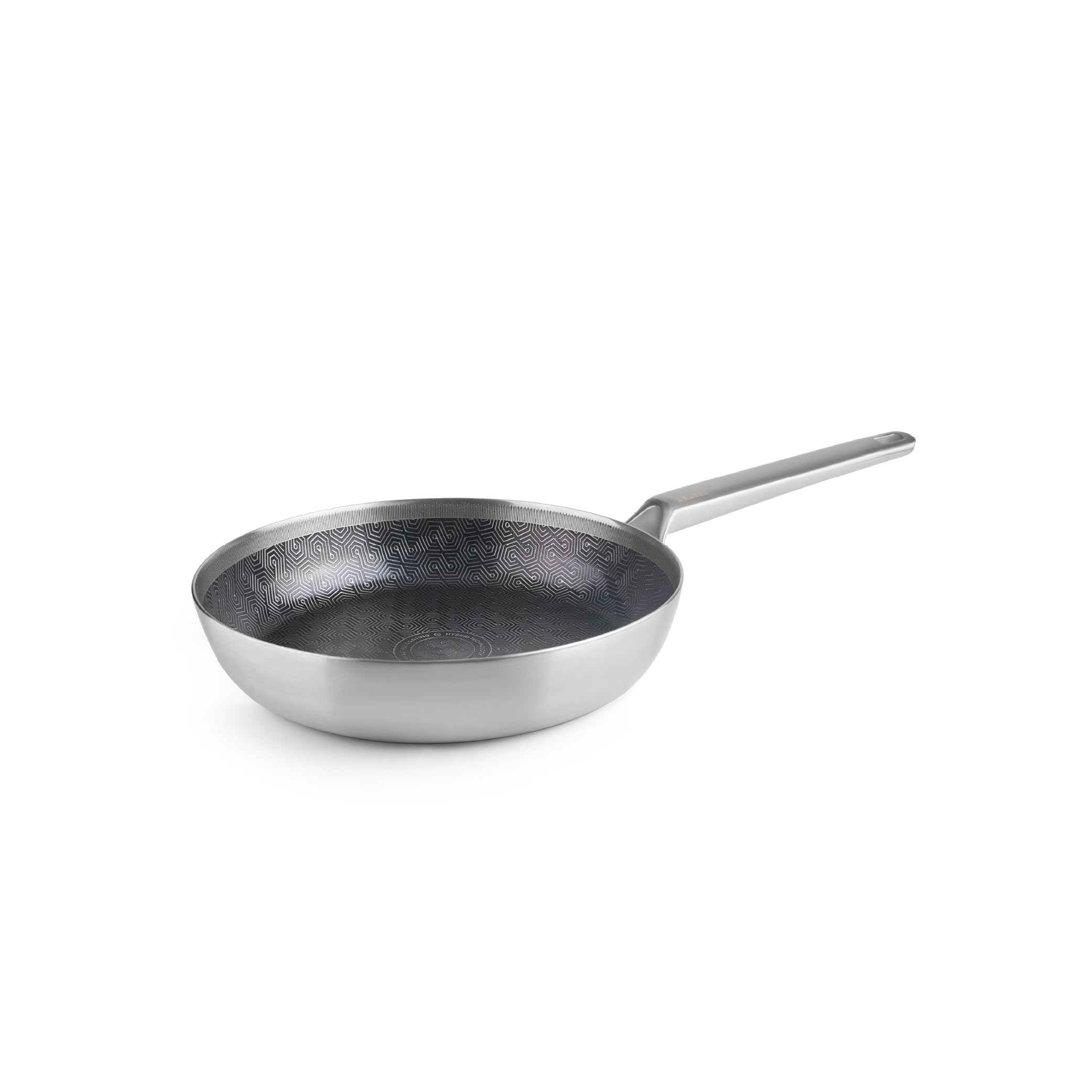 IBILI - Sarten 5 PLY PRO HYBRID TECH 24 cm, 5 capas, Acero inoxidable, Apto para induccion, antiadherente PFAS FREE