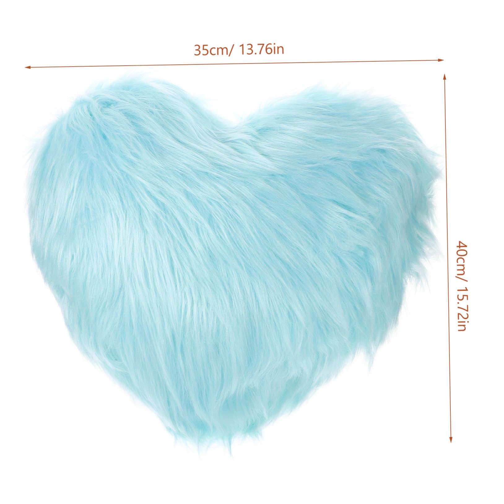 ULTECHNOVO Cuscino Forma di Cuore di Peluche Cuscino per Dormire per Casa per Divano e Auto