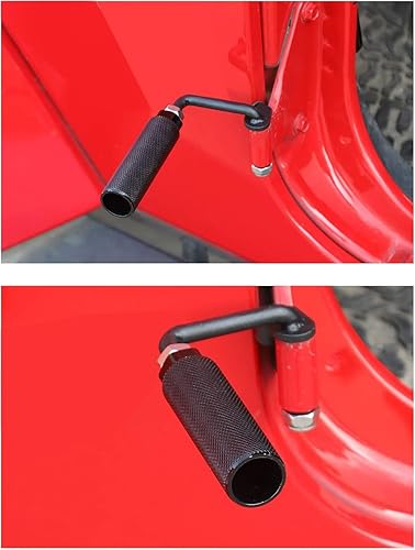 Miniatura 2 de JeCar Reposapiés para pedales, panel de patada hecho de acero sólido para Jeep Wrangler JK JKU JL JLU 2007-2020